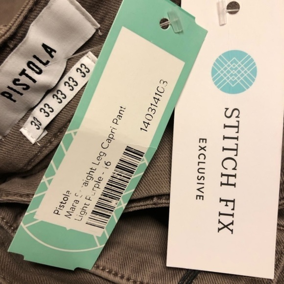 PISTOLA Mara Straight Leg Capri Pant Size 33 - Picture 5 of 9